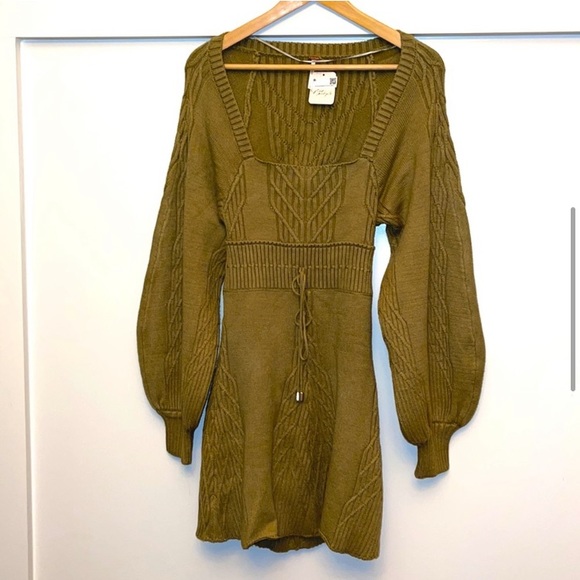 Free People Emmaline Sweater Mini Dress - Picture 2 of 6